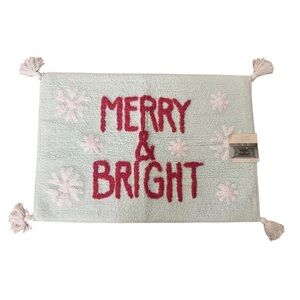 LC Lauren Conrad Merry & Bright Snowflake Christmas Rug